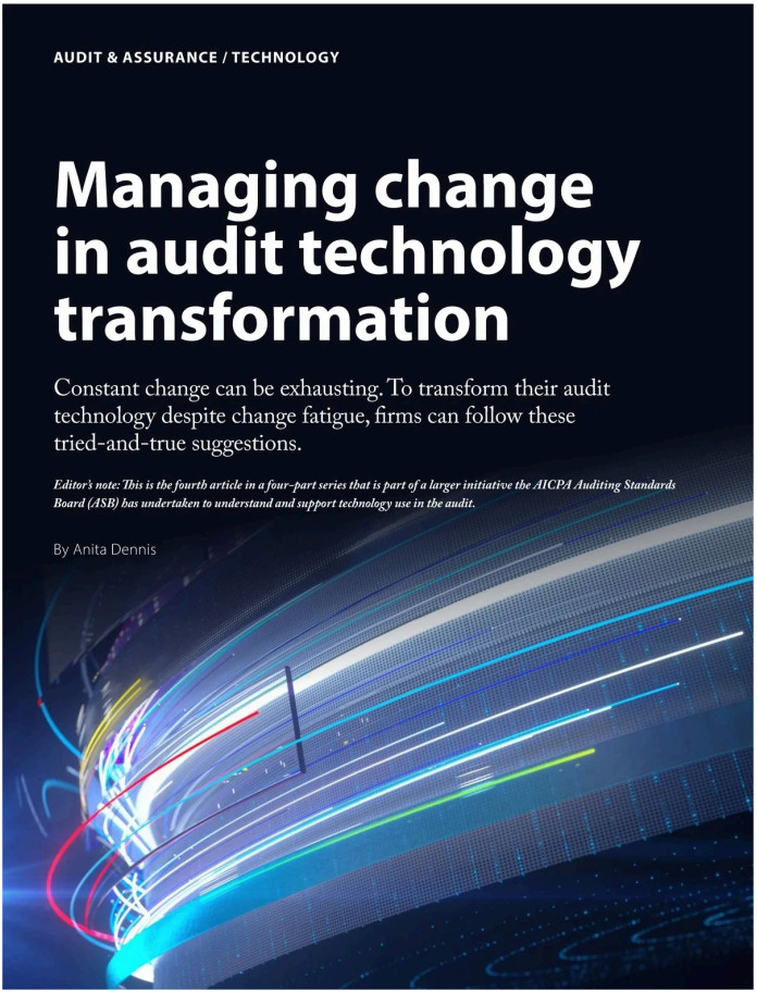 Manage change in audit technology transformation PDF