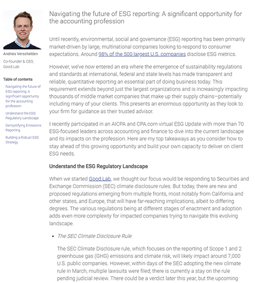 2023 Disclosure Landscape